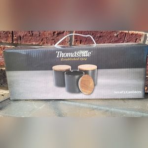 NIB Thomasville set of 3 Canisters